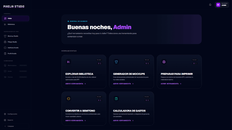 Pixelia Studio Feature